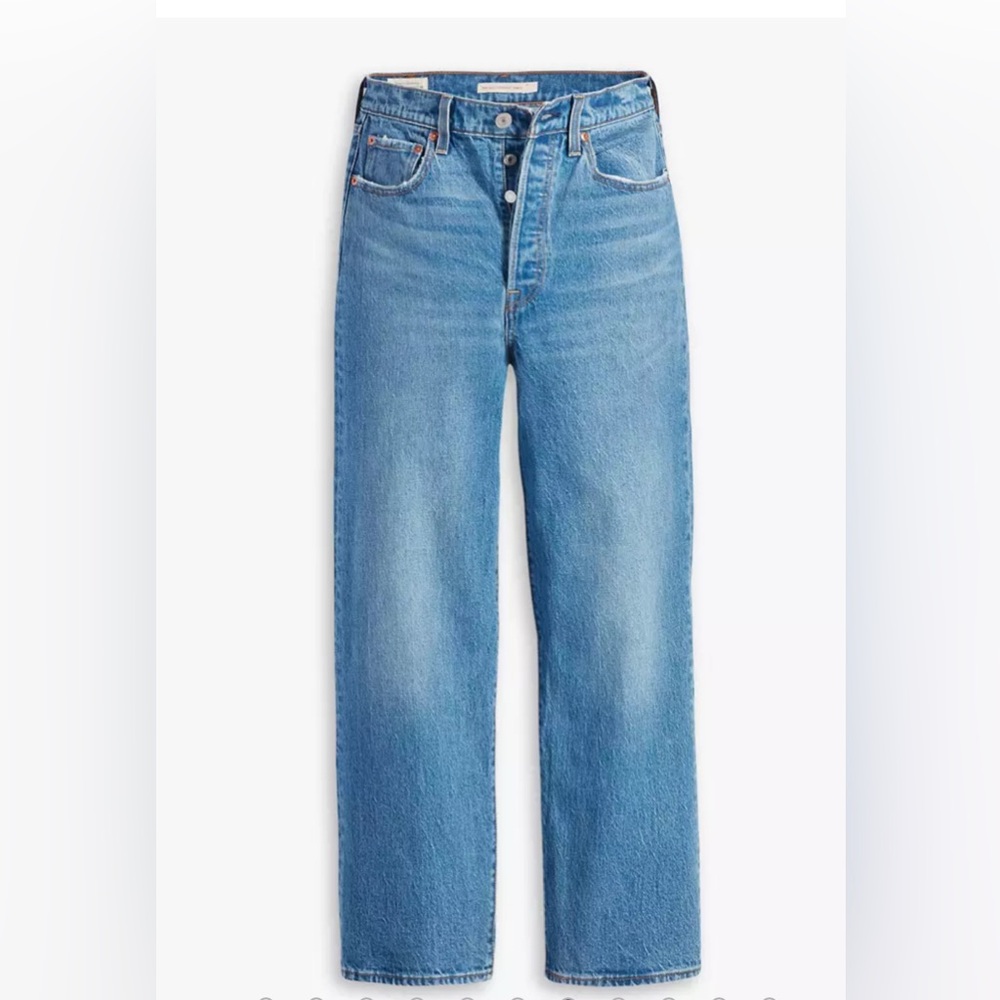 Levi's Ribcage Straight Ankle Women's Jeans - color: Dance Around - Medium Wash
